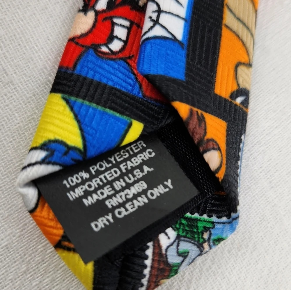 Looney Tunes Vintage 1997 Stamp Collection Tie - Picture 3 of 4